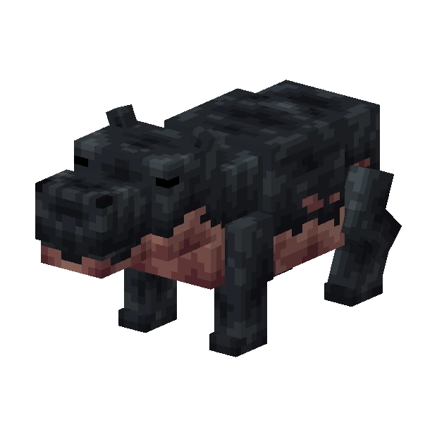 Renderização 3D de Hipopótamo