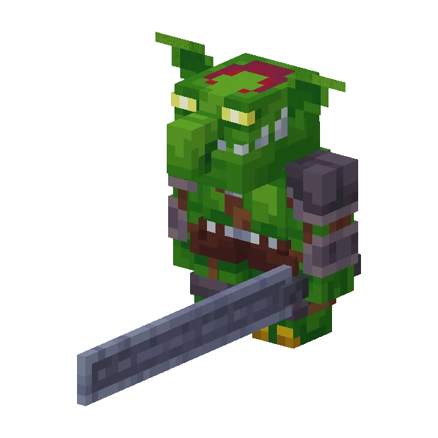 Renderização 3D de Goblin Bruto