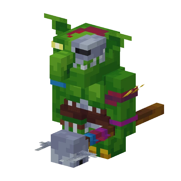 Renderização 3D de Goblin Mago