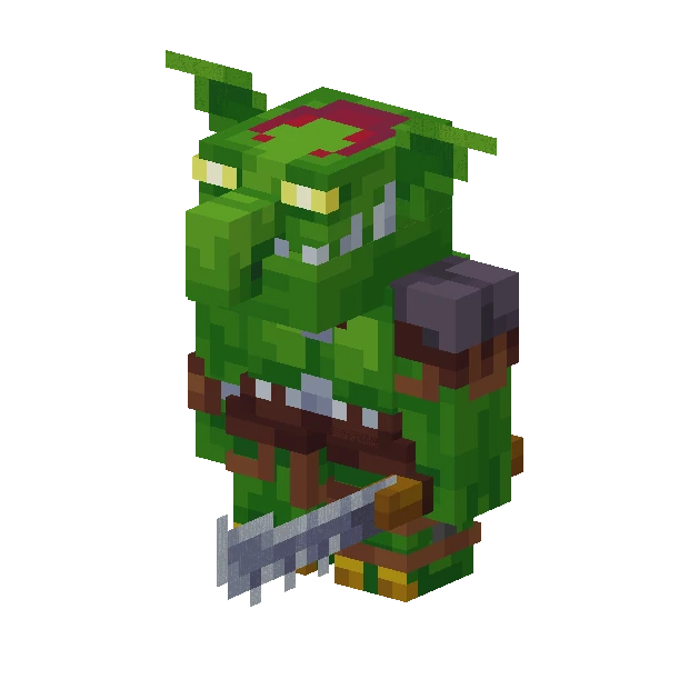 Renderização 3D de Goblin Guerreiro