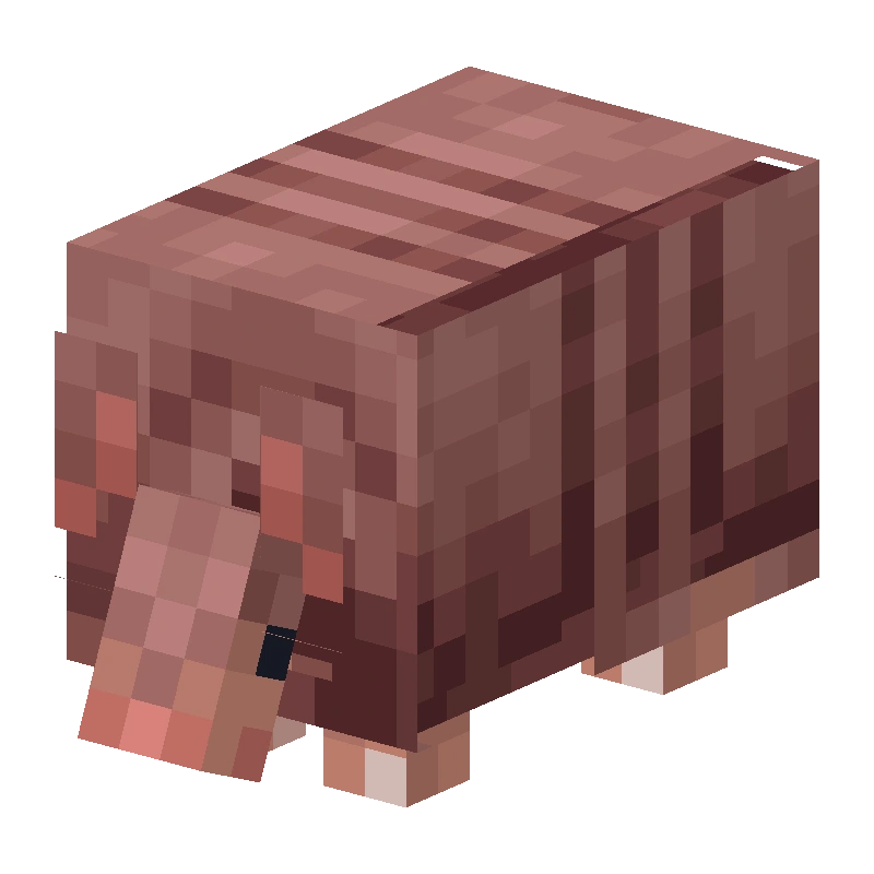 Renderização 3D de Tatu