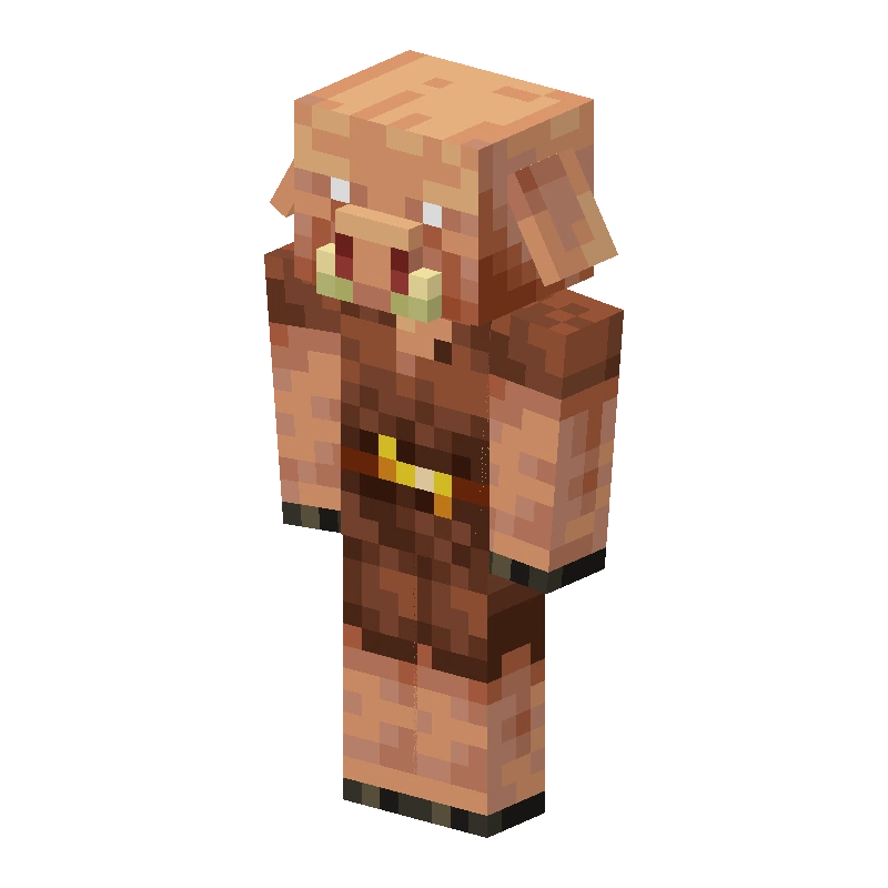 Renderização 3D de Piglin