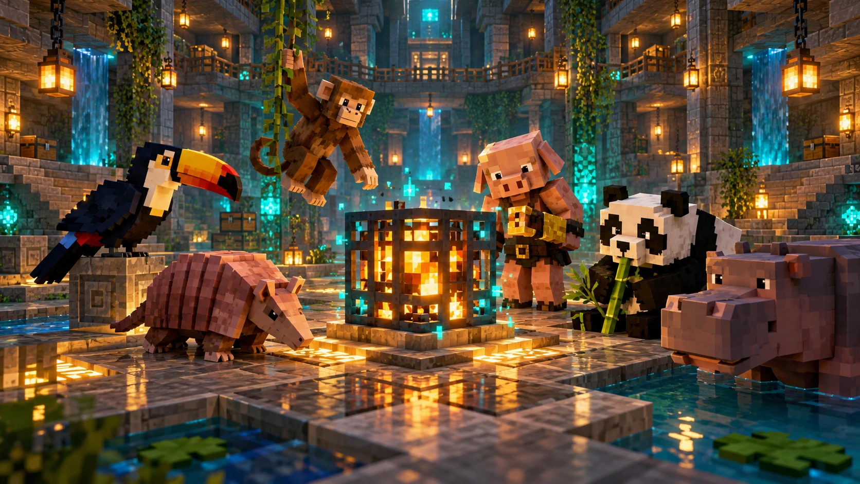 Ilustração do sistema de spawners